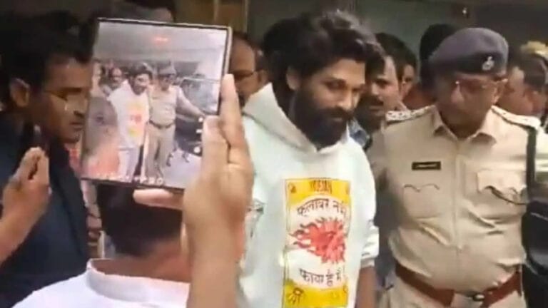 புஷ்பா பட நடிகர் அல்லு அர்ஜுன் போலீசாரால் கைது..!!