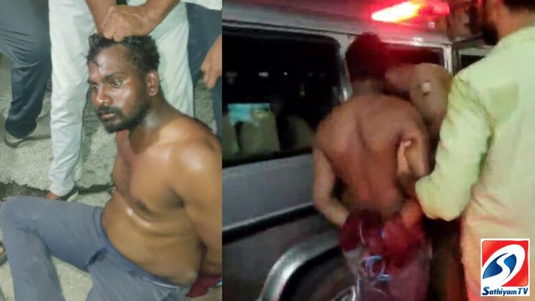 செயினை பறிக்க முயன்ற நபருக்கு தர்ம அடி கொடுத்த மக்கள்