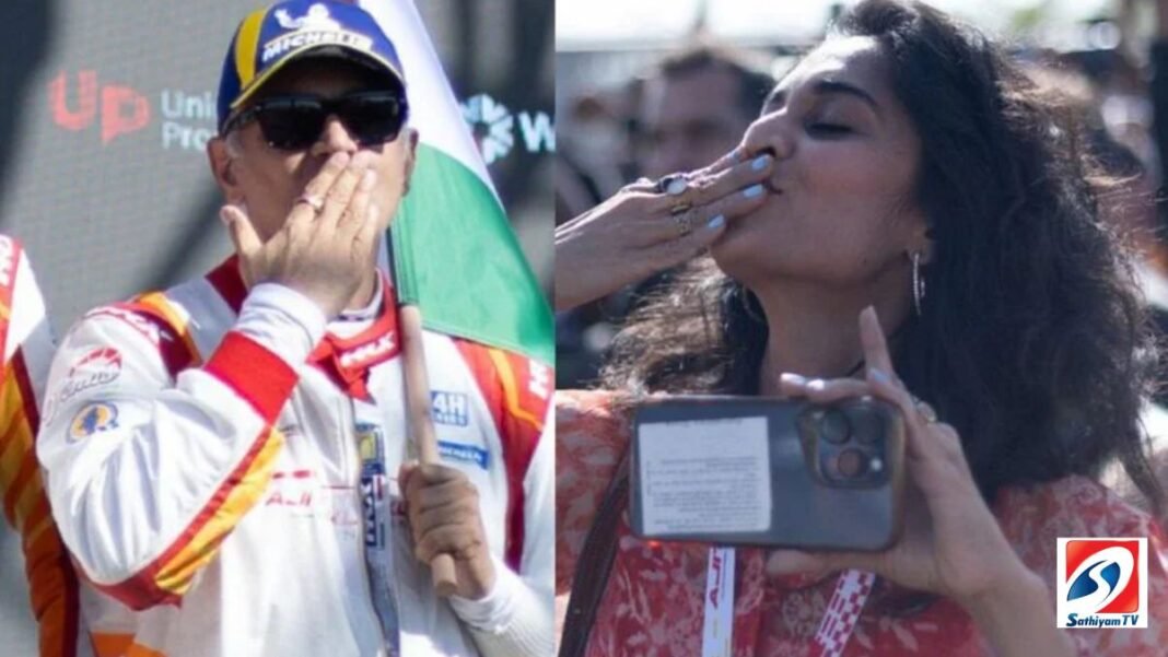 ajith-shalini-cute-moments-in-dubai-24h-car-race