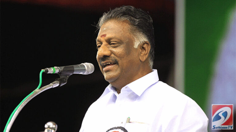 மீண்டும் ஆட்சி அமைப்போம் என்ற திமுகவின் கனவு பலிக்காது – ஓ.பன்னீர்செல்வம்