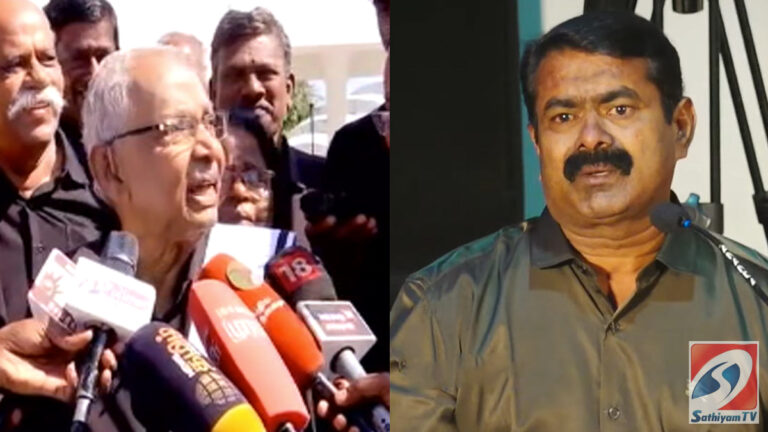 சீமானுக்கு பதில் சொல்லி கீழ் இறங்க விரும்பவில்லை – கி.வீரமணி