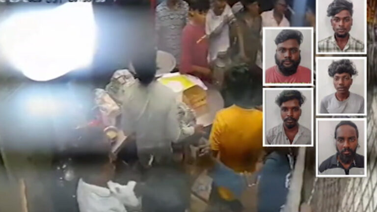 சாப்பிட்ட பிரியாணிக்கு பணம் கொடுக்காமல் தகராறு – 5 பேர் கைது