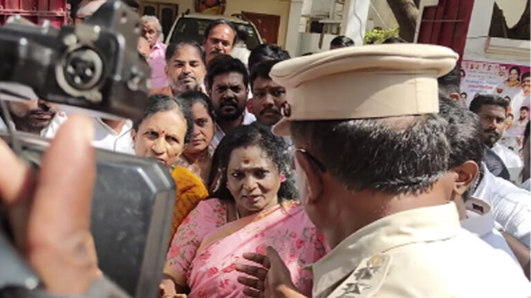 பாஜக மூத்த தலைவர் தமிழிசை சவுந்தரராஜன் கைது