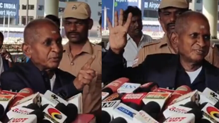 “இந்த மாதிரி கேள்வியெல்லாம் கேட்காதீங்க” : கடுப்பான இளையராஜா