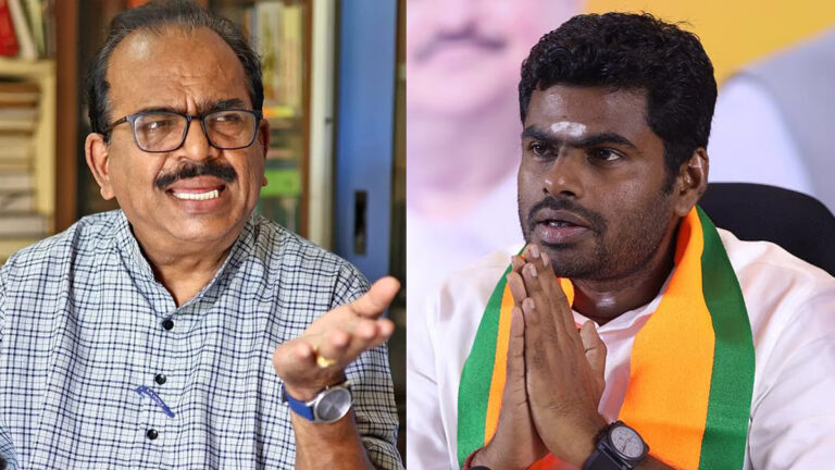 “அண்ணாமலை ஐபிஎஸ் படித்த பட்டதாரி தானா?” – நாஞ்சில் சம்பத் கேள்வி
