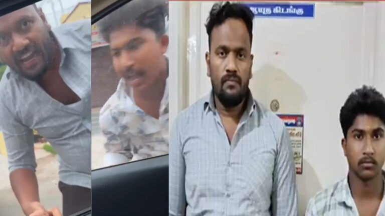 சுற்றுலா பயணியின் வாகனத்தை தாக்கியவர்கள் கைது