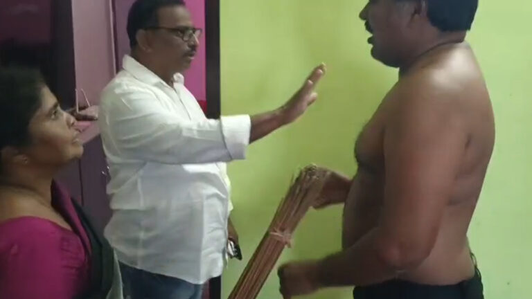 தாசில்தாரை துடைப்பக் கட்டையால் அடித்த பெண்.. என்ன நடந்தது??